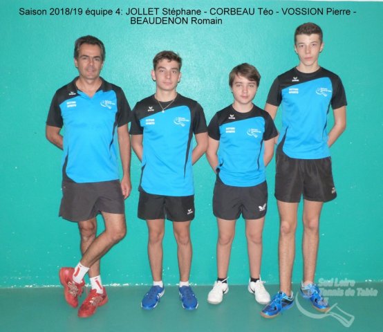 Equipes Seniors
